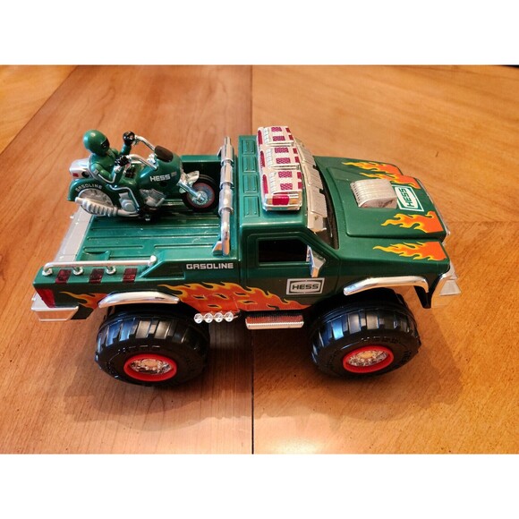 2007 Hess Monster Truck And One Motorcycle ~ Sound And Lights Tested And Working - Picture 1 of 14
